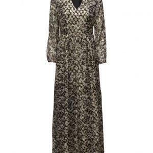 Maison Scotch Silk Lurex Jacquard Maxi Dress maksimekko