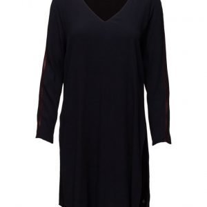 Maison Scotch Viscose Long Sleeve Dress With Side Slit lyhyt mekko