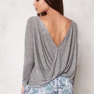 Make Way Cara Top Light grey melange