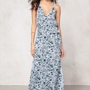 Make Way Nicole Dress White / Blue / Patterned