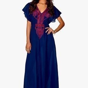 Make Way Sanchez Maxi Dress Blue / Pink