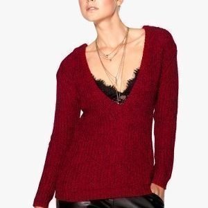 Make Way Savannah Sweater Red / Black