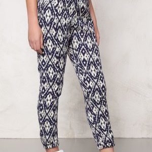 Make Way Wes Pants Blue / White / Patterned