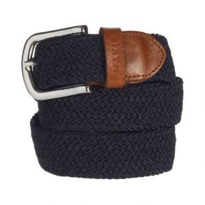 Makia Braided Canvas Belt Vyö