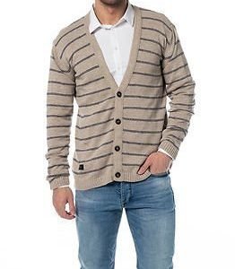 Makia Knap Cardigan Ecru/Navy