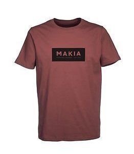 Makia Label T-shirt Burgundy