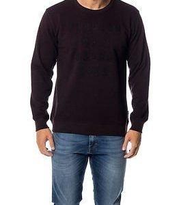 Makia Rough Seas Sweat Black/Burgundy