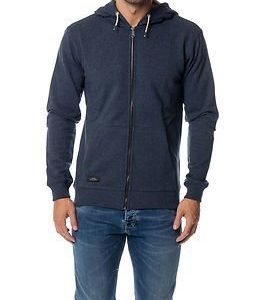 Makia Zip Hooded Sweatshirt Blue