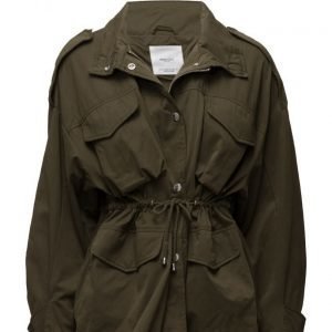 Mango Adjustable Cord Parka kevyt takki