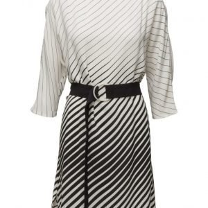 Mango Belt Striped Dress mekko