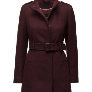 Mango Belt Wool Coat villakangastakki