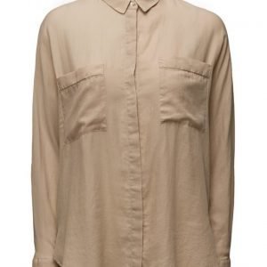 Mango Chest-Pocket Cotton Shirt pitkähihainen pusero