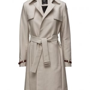 Mango Classic Cotton Trench Coat trenssi