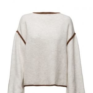 Mango Contrast Trim Sweater neulepusero