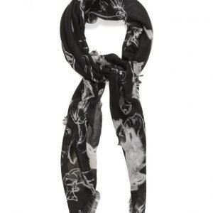 Mango Contrasting Print Scarf huivi