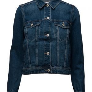 Mango Dark Denim Jacket farkkutakki