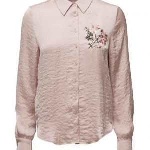 Mango Embroidered Shirt pitkähihainen paita