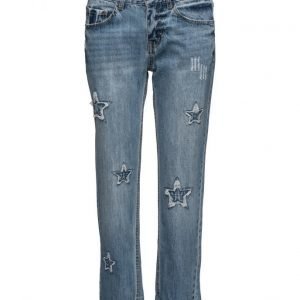 Mango Estrella Straight Cropped Jeans suorat farkut