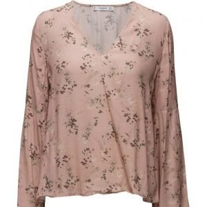 Mango Floral Print Blouse pitkähihainen pusero