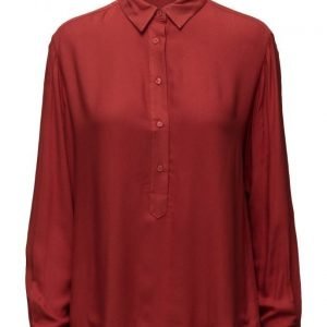 Mango Flowy Blouse pitkähihainen pusero