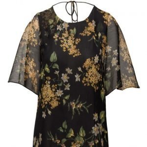 Mango Flowy Printed Blouse lyhythihainen pusero