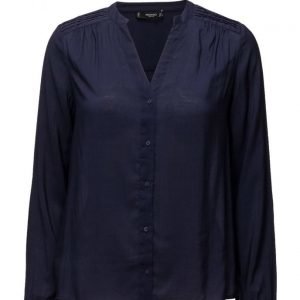 Mango Flowy Shirt pitkähihainen pusero