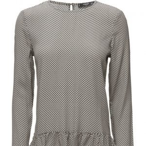 Mango Fluted Hem Blouse pitkähihainen pusero