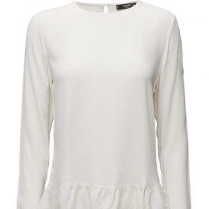 Mango Fluted Hem Blouse pitkähihainen pusero