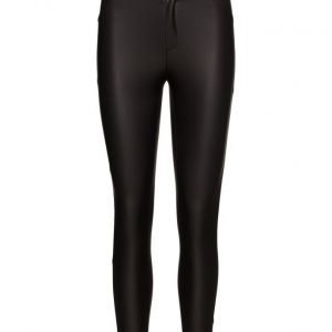 Mango Glossed-Effect Leggings