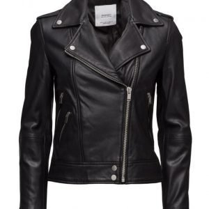 Mango Leather Biker Jacket nahkatakki