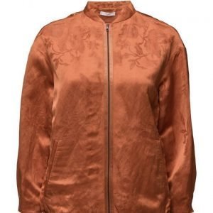 Mango Linen-Blend Jacquard Bomber bomber takki