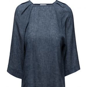 Mango Linen Blouse pitkähihainen pusero