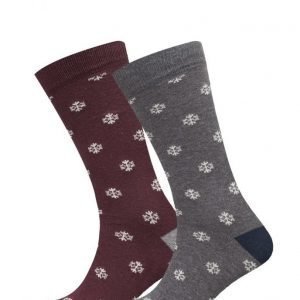 Mango Man 2 Pack Patterned Socks nilkkasukat