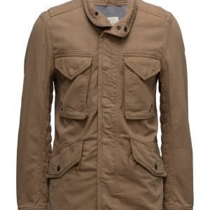 Mango Man Cotton Canvas Field Jacket kevyt takki