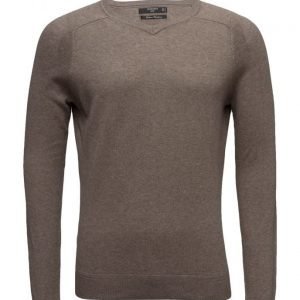 Mango Man Cotton Cashmere-Blend Sweater v-aukkoinen neule