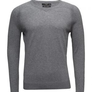 Mango Man Cotton Cashmere-Blend Sweater v-aukkoinen neule