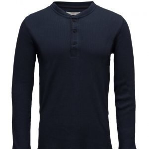 Mango Man Henley Cotton T-Shirt pitkähihainen t-paita