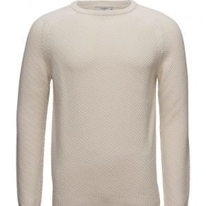 Mango Man Reverse-Knit Cotton Sweater pyöreäaukkoinen neule