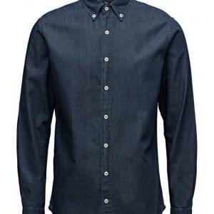 Mango Man Slim-Fit Chambray Shirt