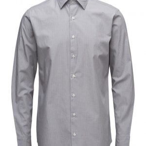 Mango Man Slim-Fit Fine-Stripe Patterned Shirt