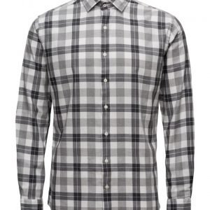 Mango Man Slim-Fit Madras Check Shirt