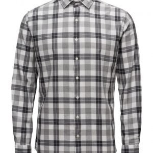 Mango Man Slim-Fit Madras Check Shirt