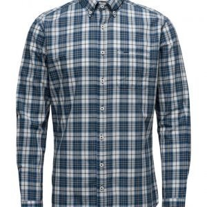 Mango Man Slim-Fit Madras Check Shirt