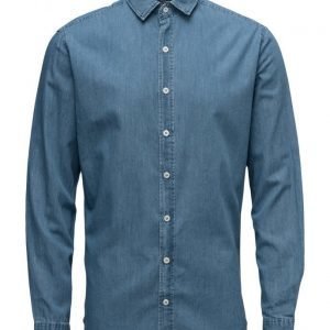 Mango Man Slim-Fit Medium Denim Shirt