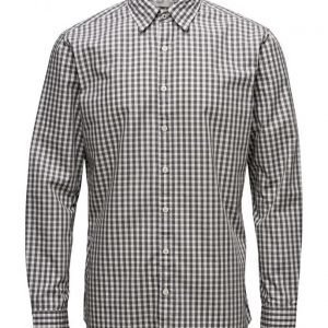 Mango Man Slim-Fit Patterned Check Shirt