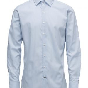 Mango Man Slim-Fit Tailored Fine-Stripe Shirt