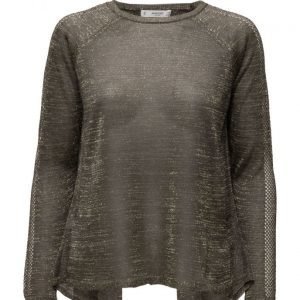 Mango Openwork Metallic Sweater neulepusero