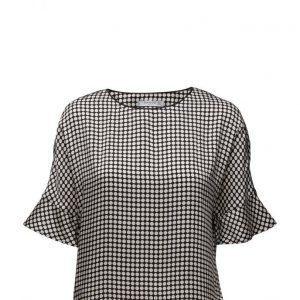 Mango Polka-Dot Blouse lyhythihainen pusero