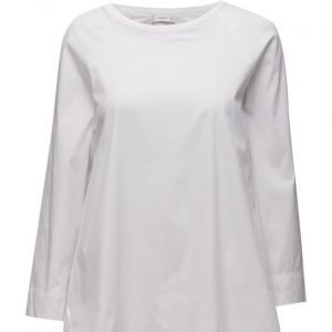 Mango Poplin Blouse pitkähihainen pusero