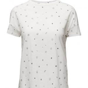 Mango Printed Cotton T-Shirt